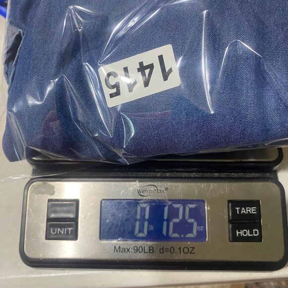 Zac & Rachel Womans Button Up Tunic Top 3X Blue Asymmetrical Lagenlook - Picture 10 of 10